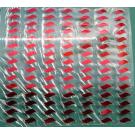105 Buegelpailletten Welle 8 x 3 mm spiegel rot